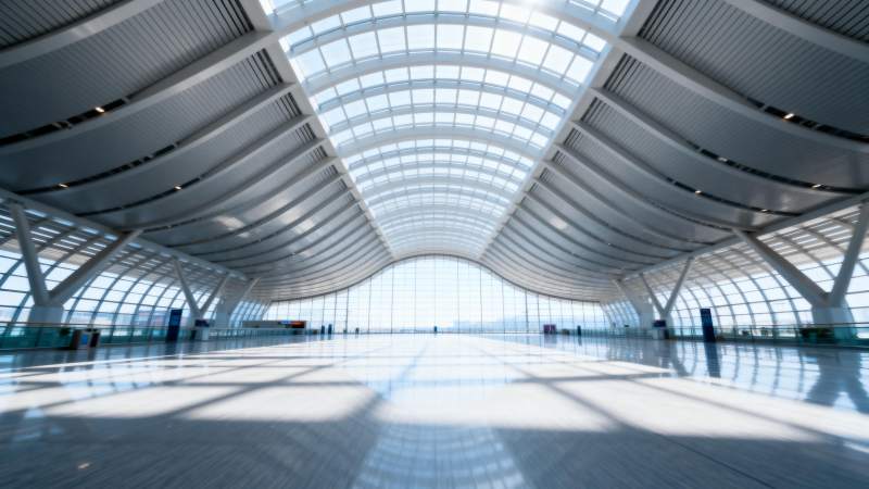 现代建筑穹顶大厅图片