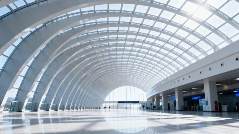 现代机场大厅图片
