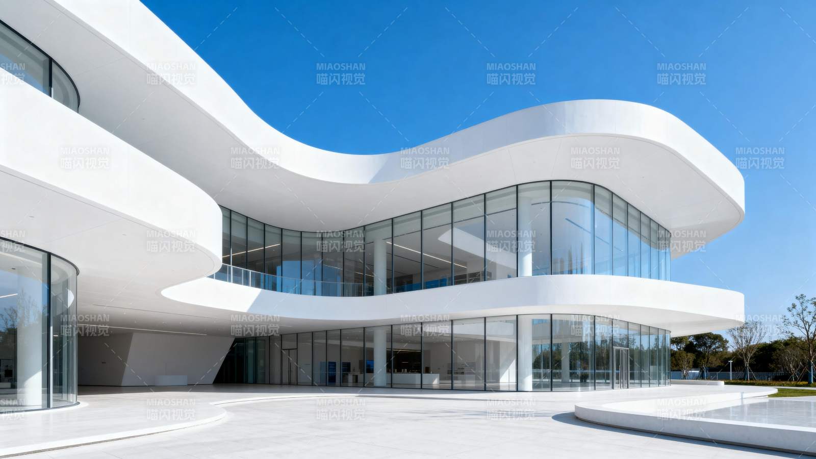 流线型现代建筑图片