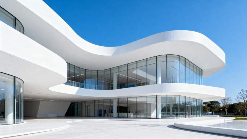 流线型现代建筑图片