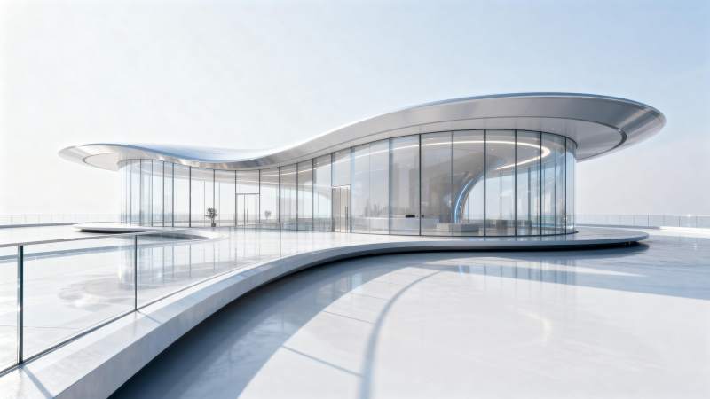 未来感建筑外观图片