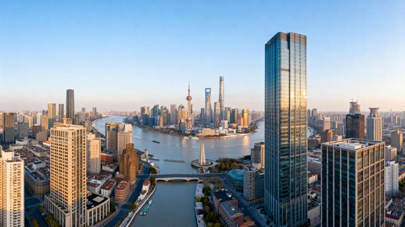 上海城市天际线图片