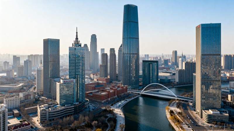 城市天际线图片