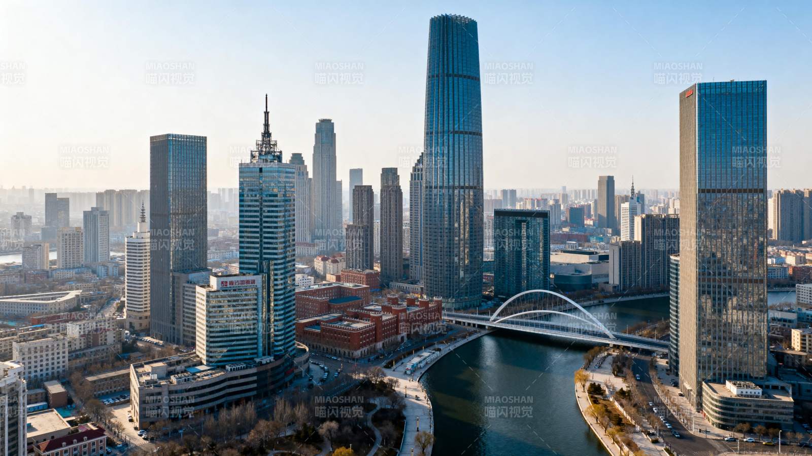 城市天际线图片