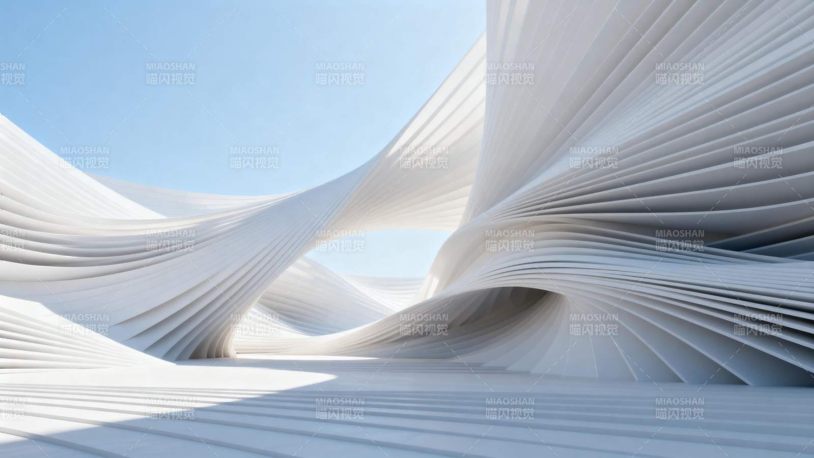 流线白境图片
