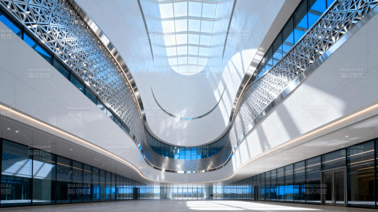 现代建筑内部空间图片