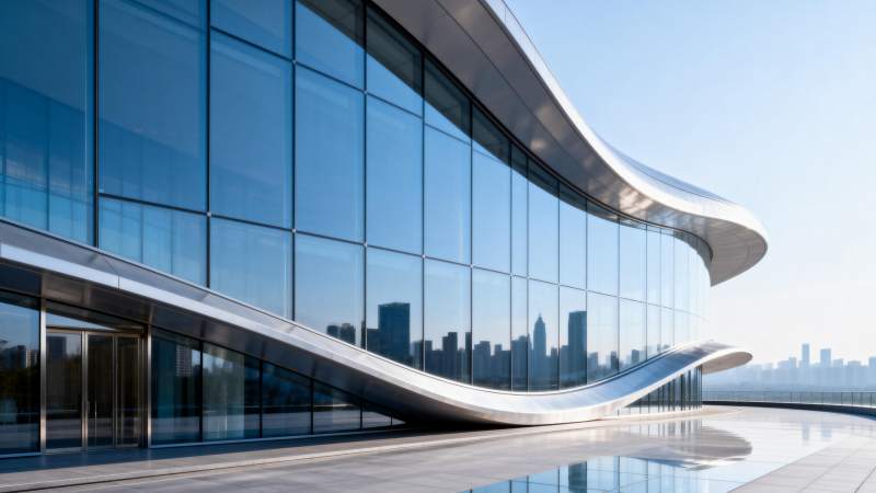 流线玻璃建筑图片