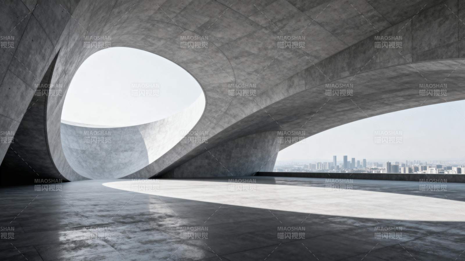 混凝土建筑之眼图片