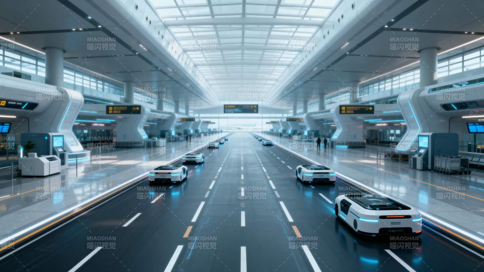 未来机场交通图片