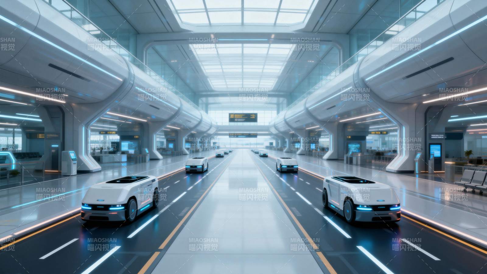 未来智能交通廊道图片