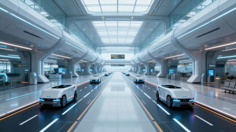 未来智能交通廊道图片