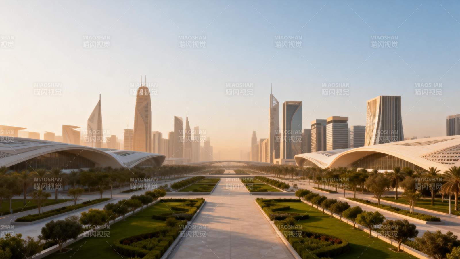 未来都市景观图片