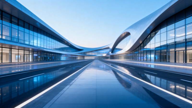 未来感车站图片