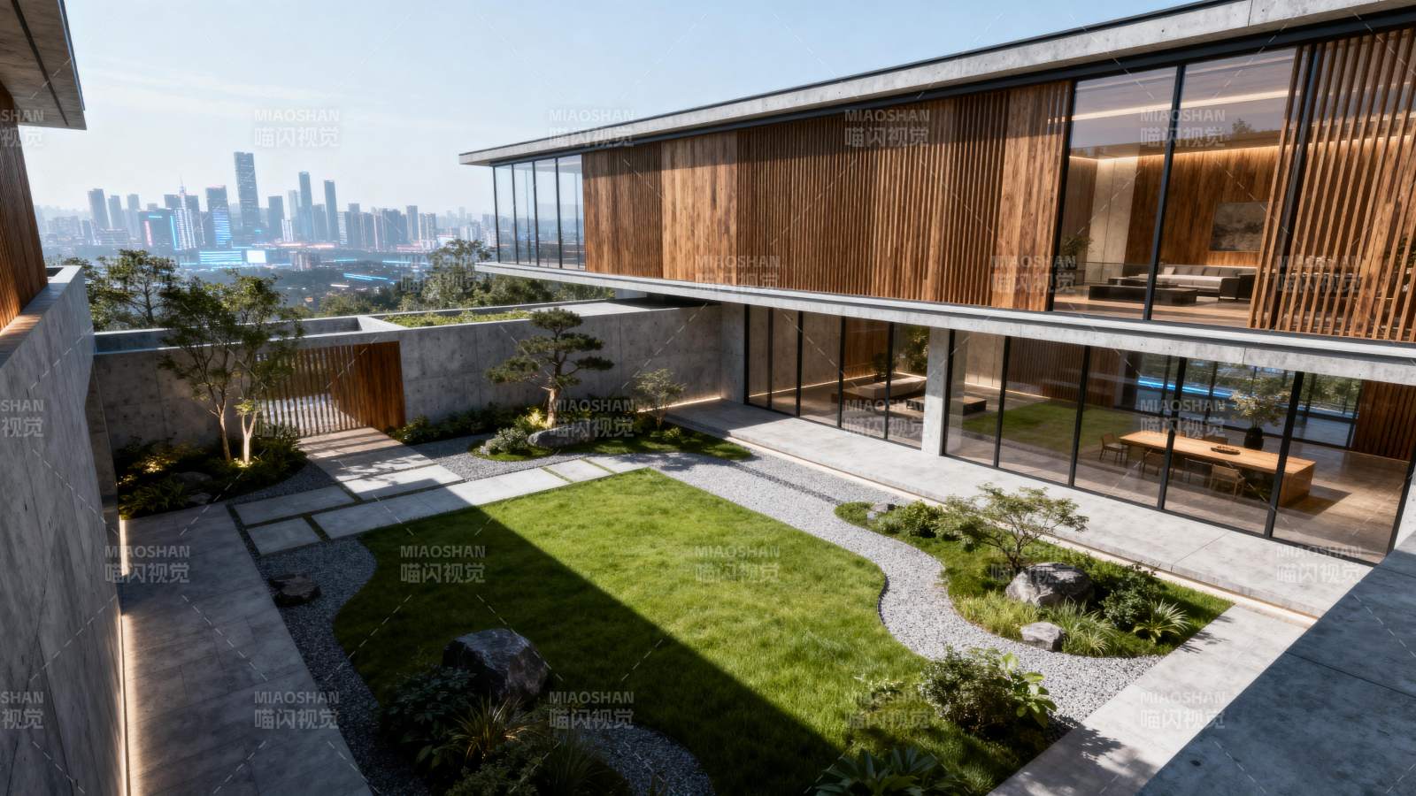 现代庭院豪宅图片