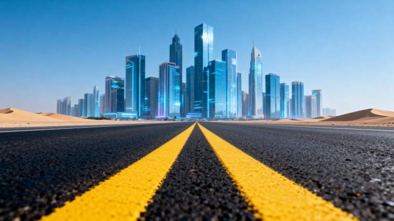 未来城市之路图片