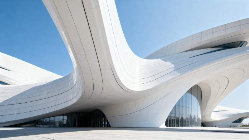 流线型建筑艺术图片