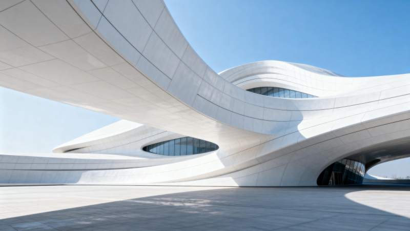 流线型建筑艺术图片