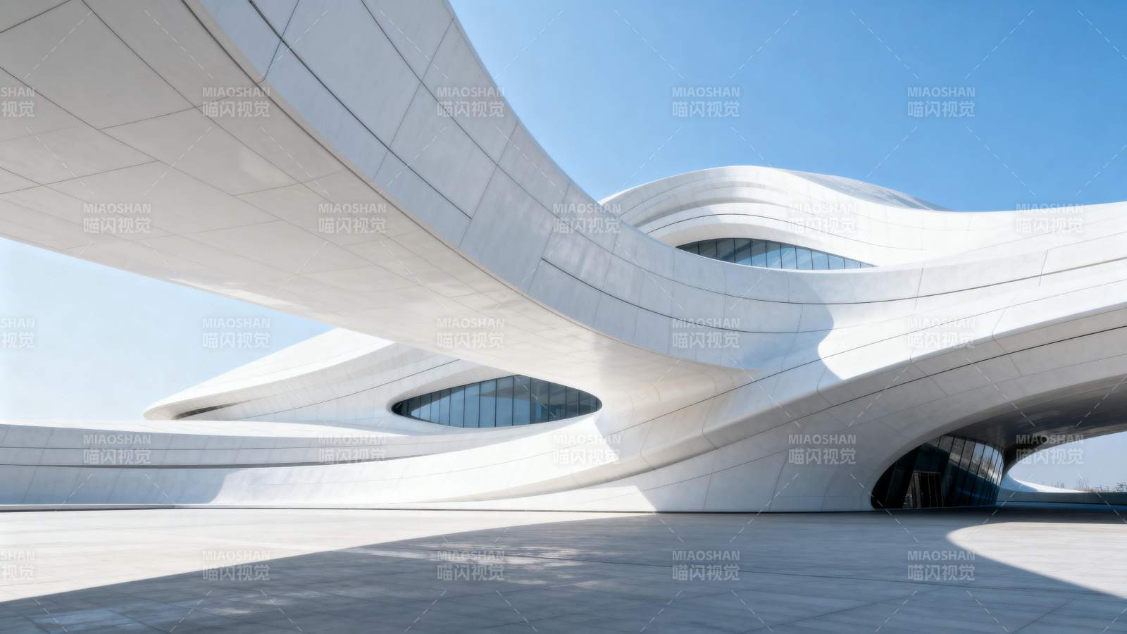 流线型建筑艺术图片