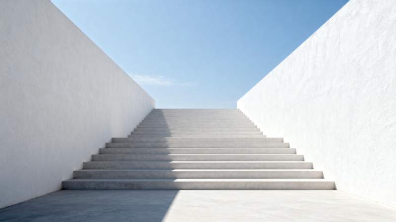 阶梯通向天空图片