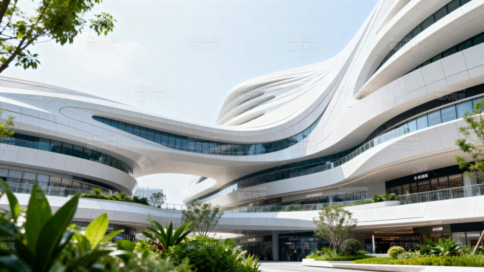 流线型现代建筑图片