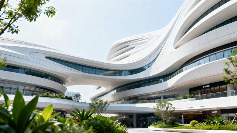 流线型现代建筑图片