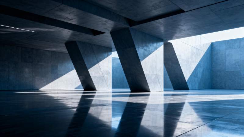 光影交错的现代空间图片