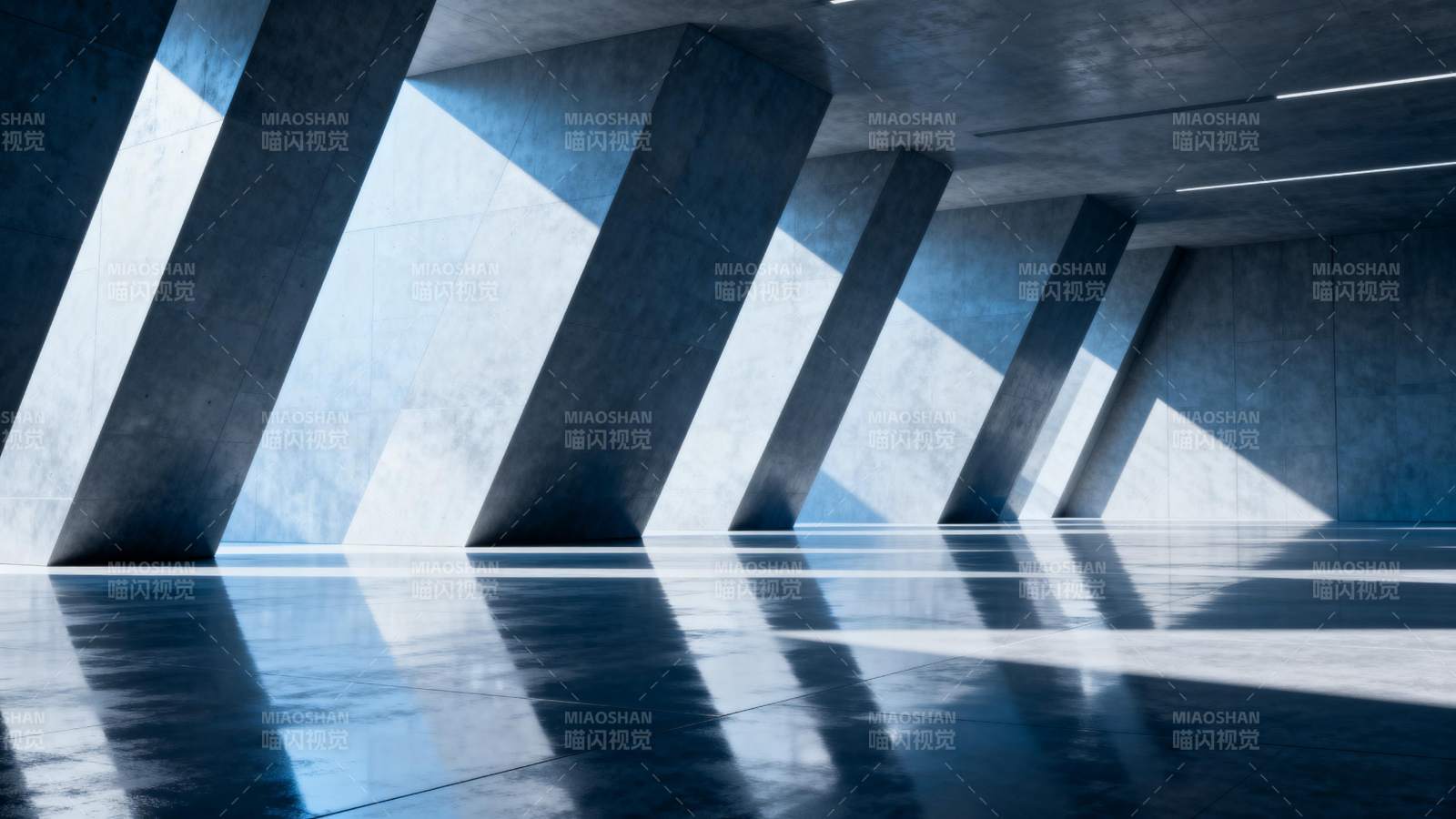 光影交错的现代空间图片