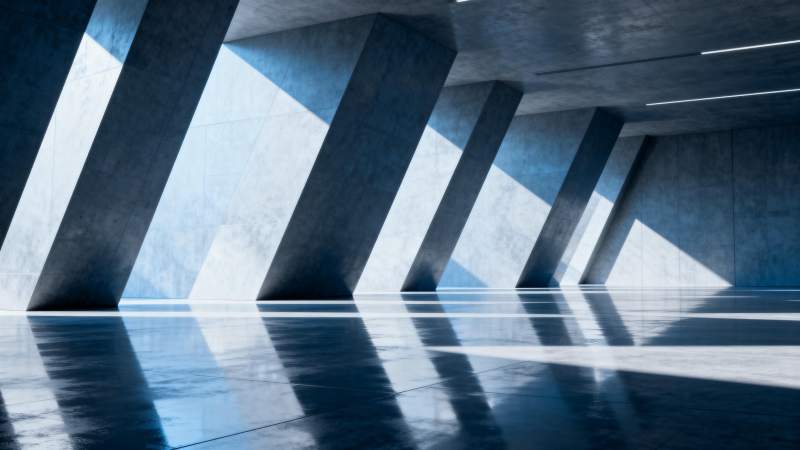 光影交错的现代空间图片