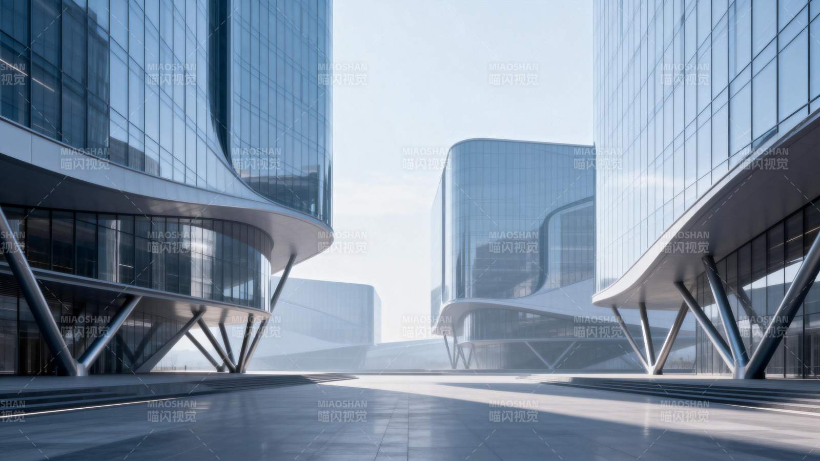 未来城市建筑群图片