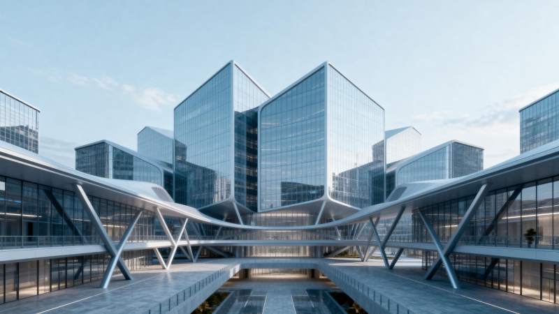 现代建筑群图片