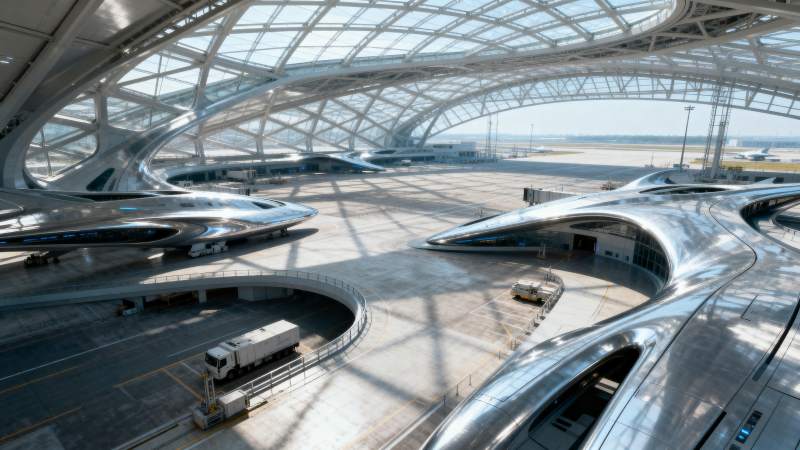 未来机场航站楼图片