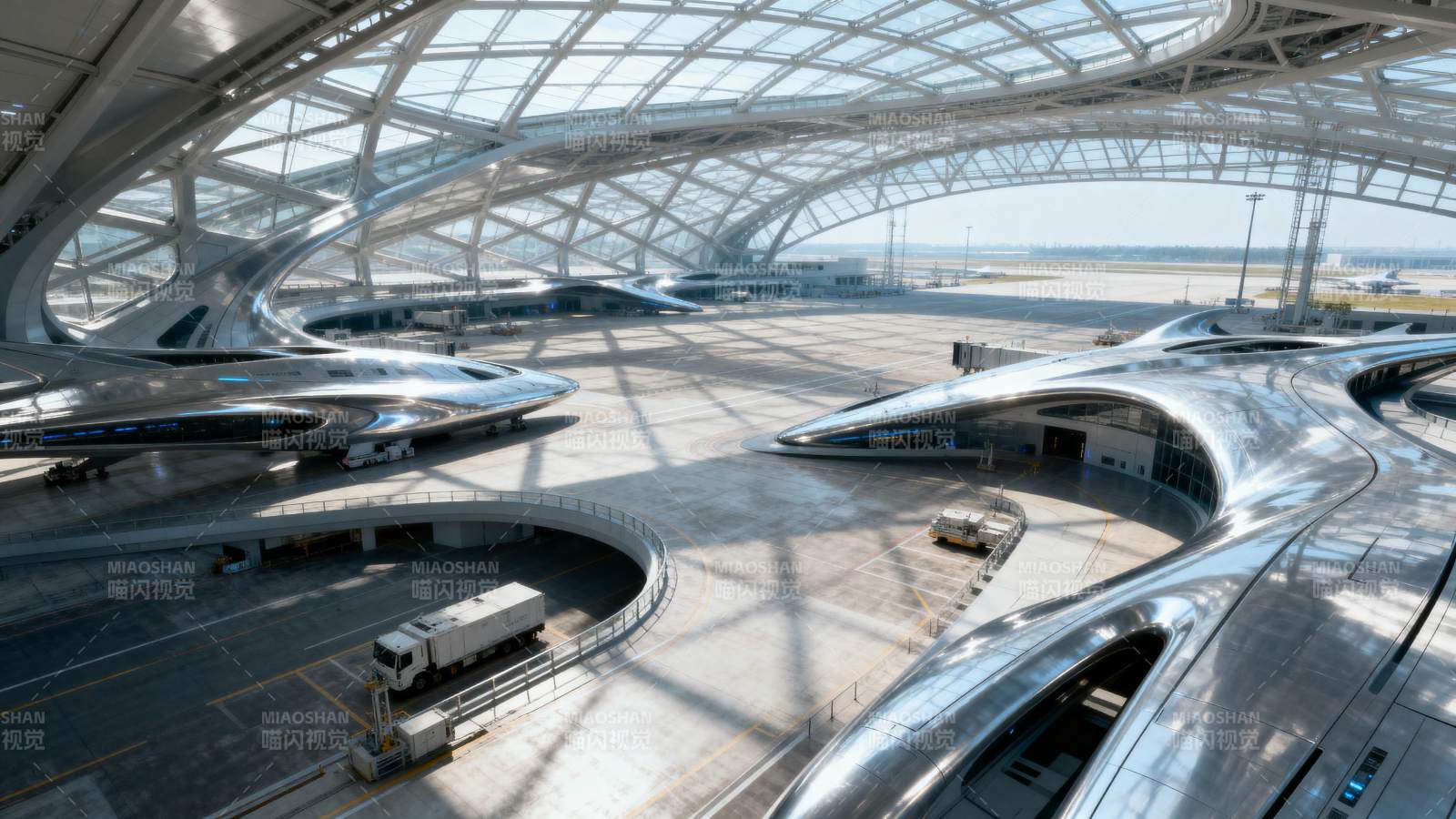 未来机场航站楼图片