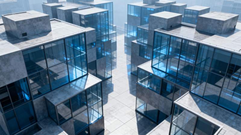 未来建筑群图片