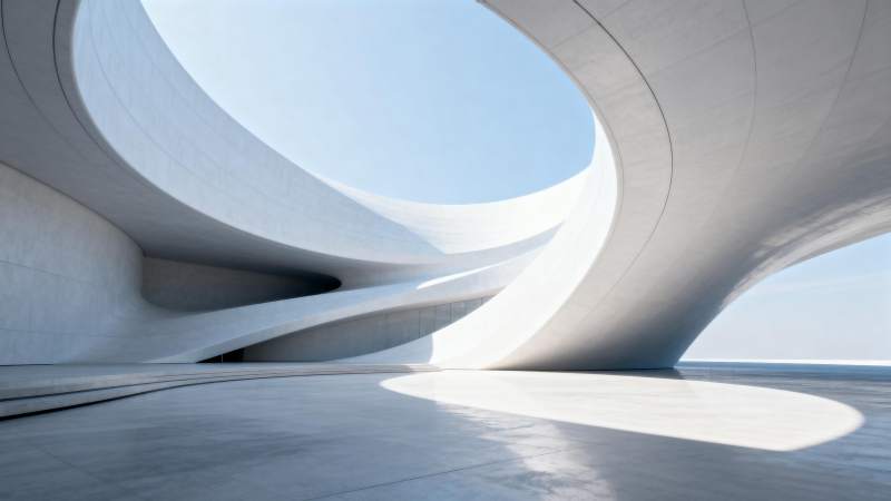 流线建筑艺术图片