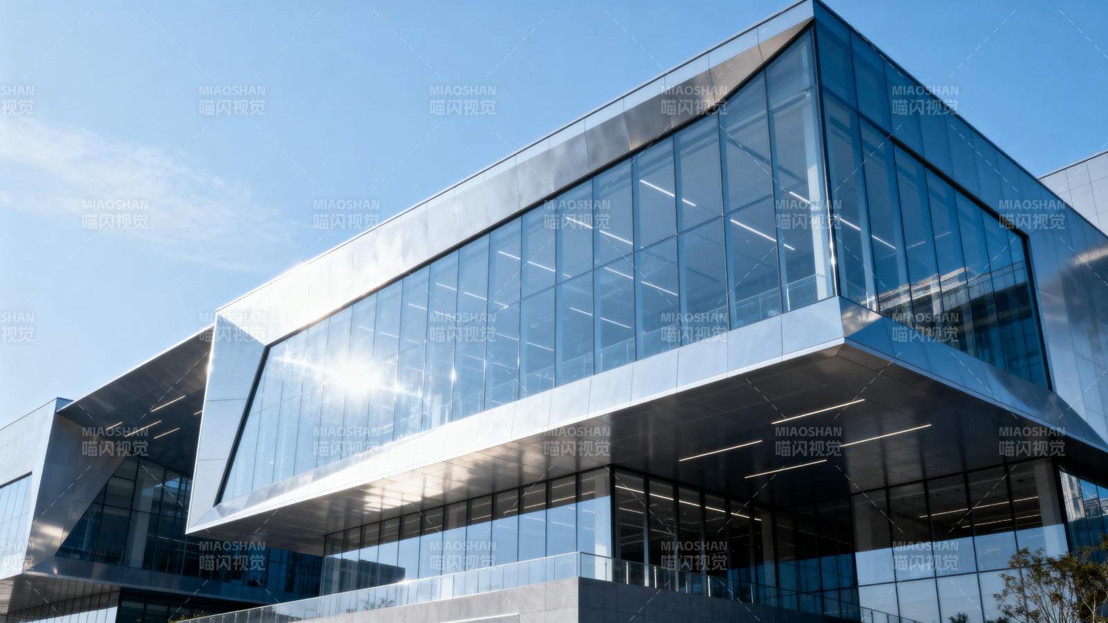 现代玻璃建筑外观图片