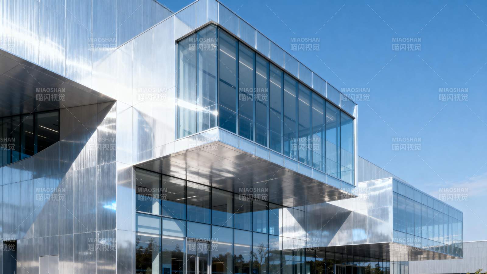 现代玻璃建筑外观图片