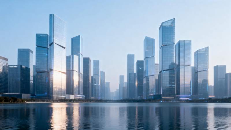 未来都市天际线图片