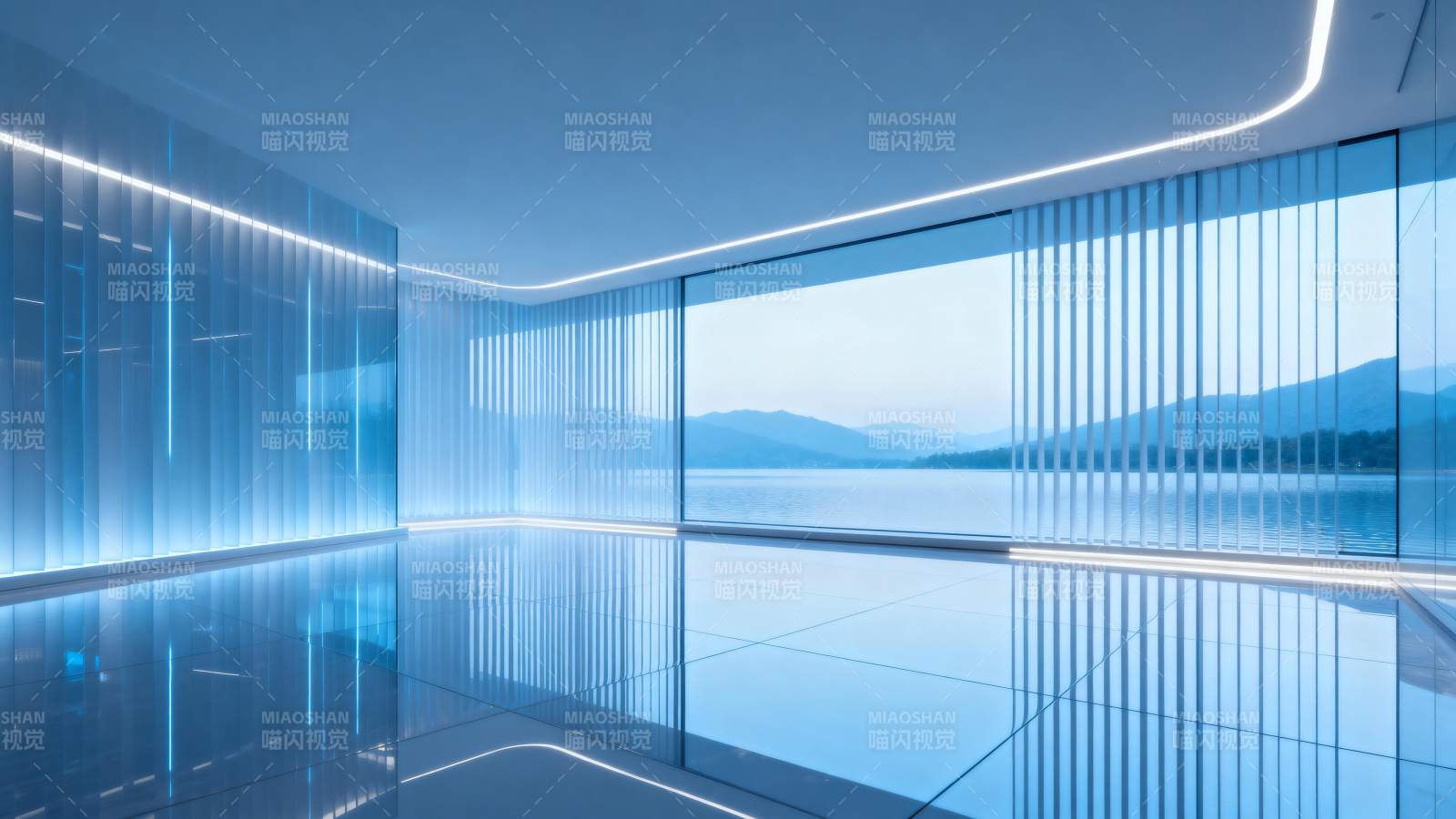 现代泳池景观图片