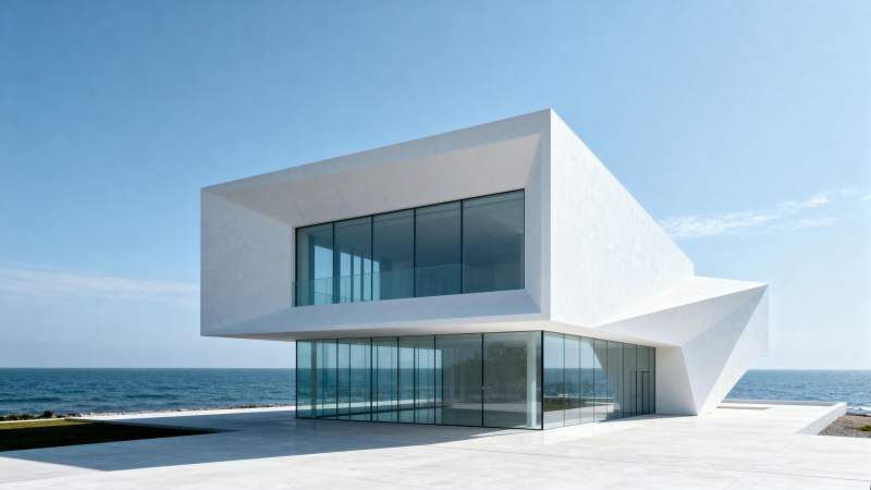 海边现代建筑图片