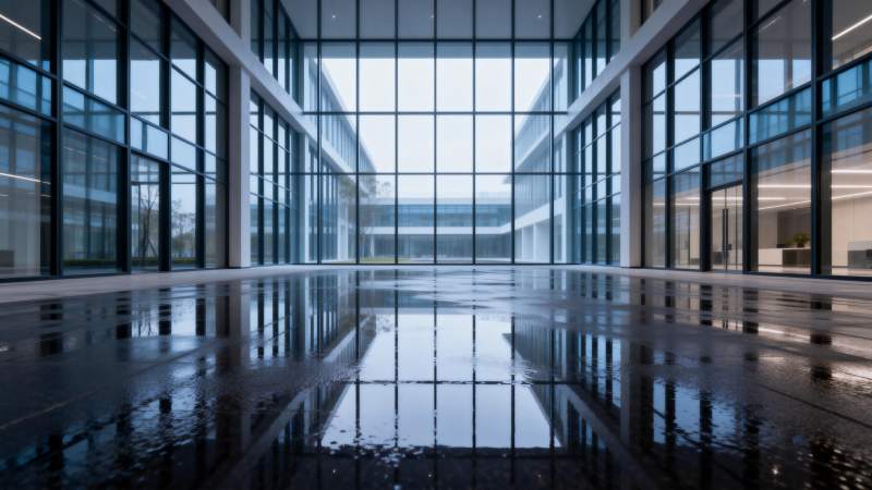 现代建筑长廊图片