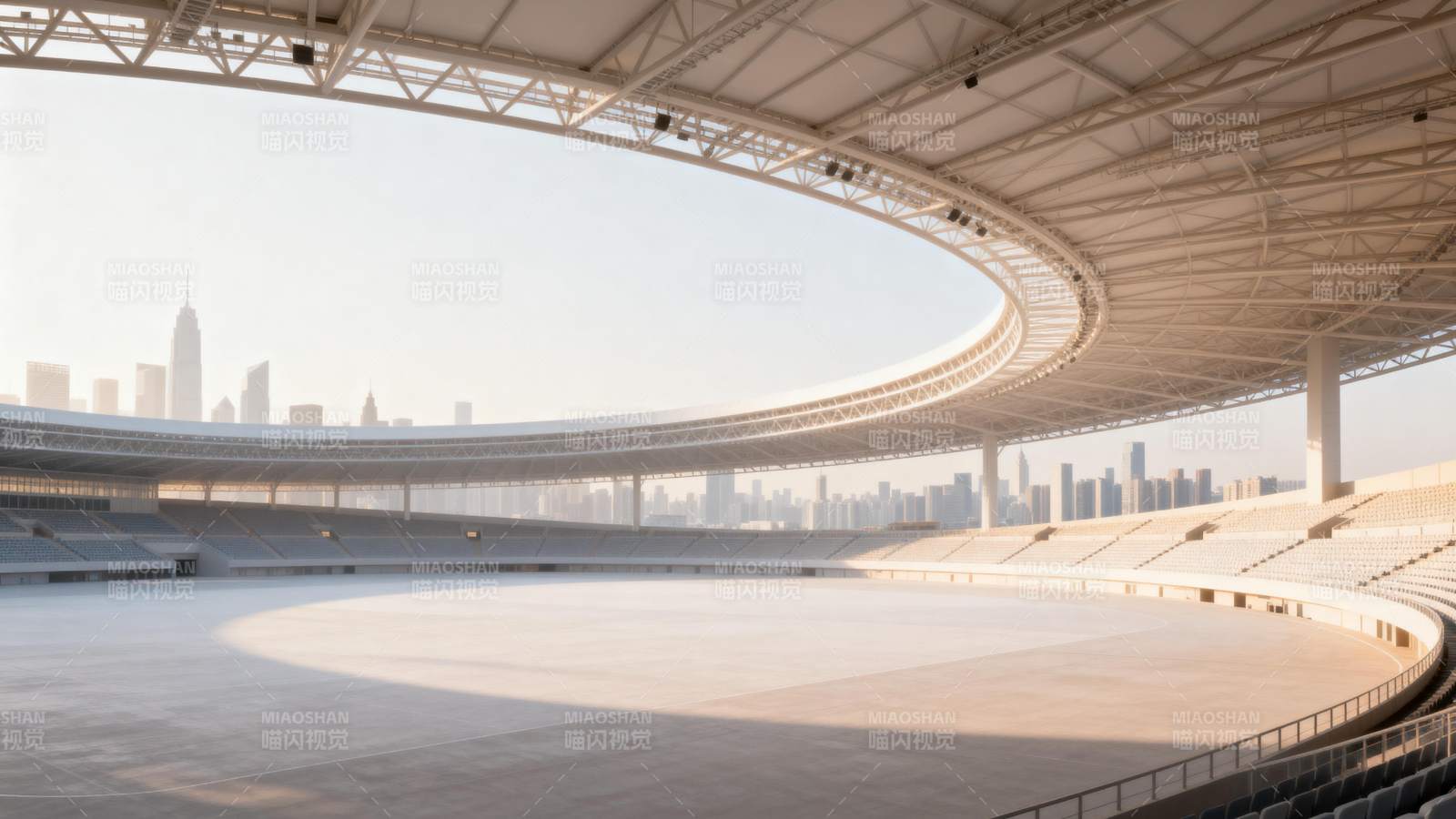 现代体育场全景图片