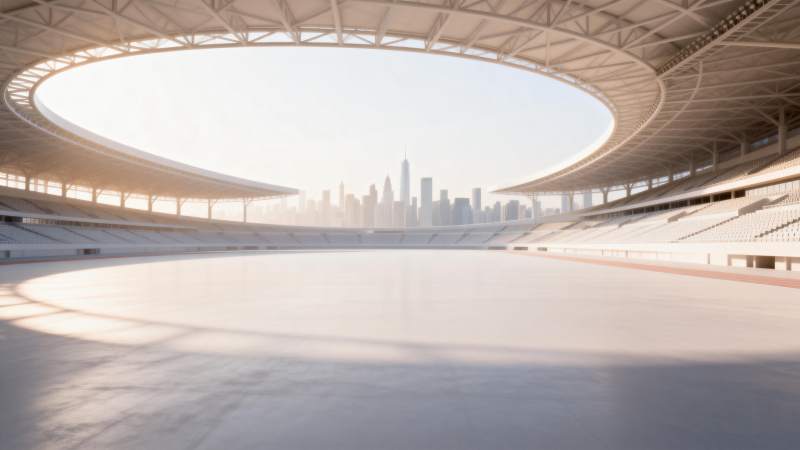 现代体育场全景图片