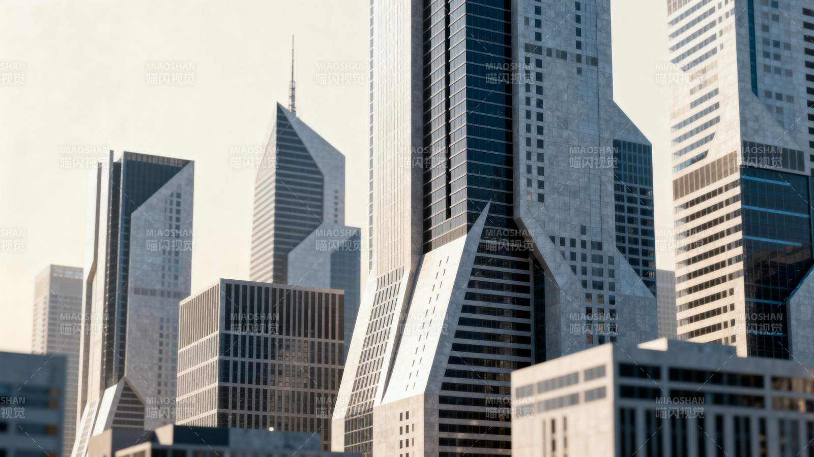 城市天际线图片