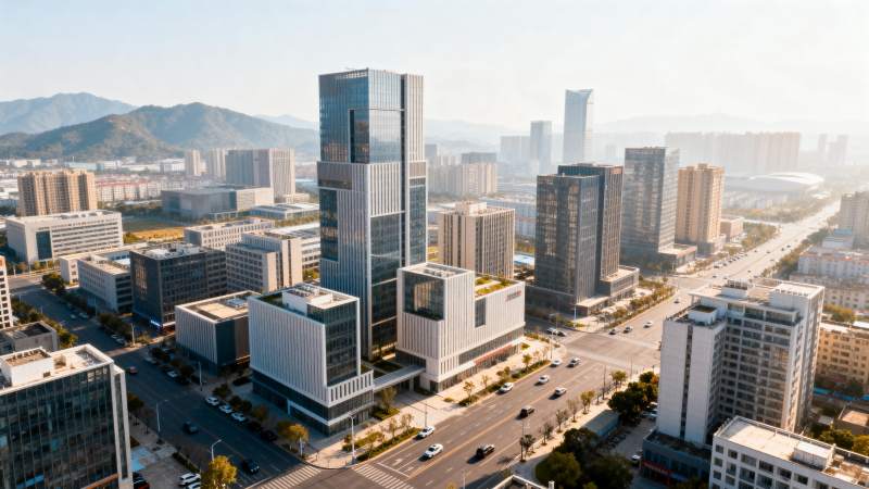 现代都市风光图片