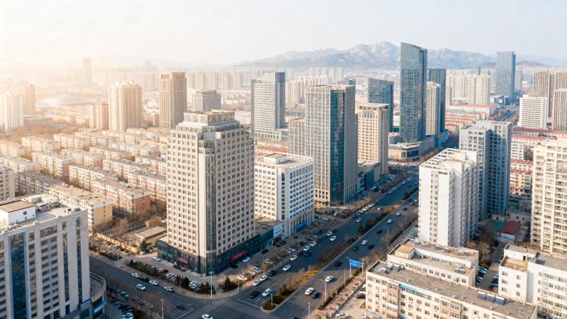 城市天际线图片