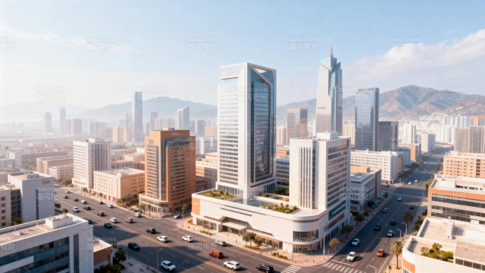 现代都市风光图片