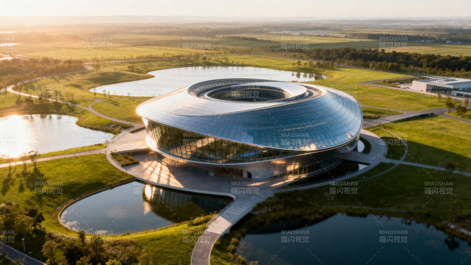 未来建筑与自然融合图片