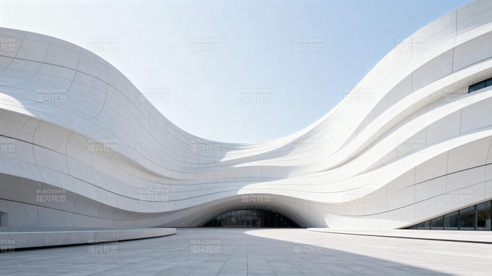 流线型建筑之美图片