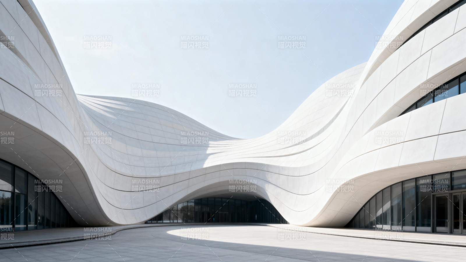 流线型建筑艺术图片