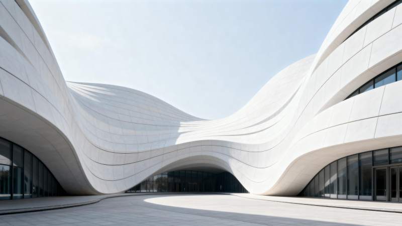 流线型建筑艺术图片